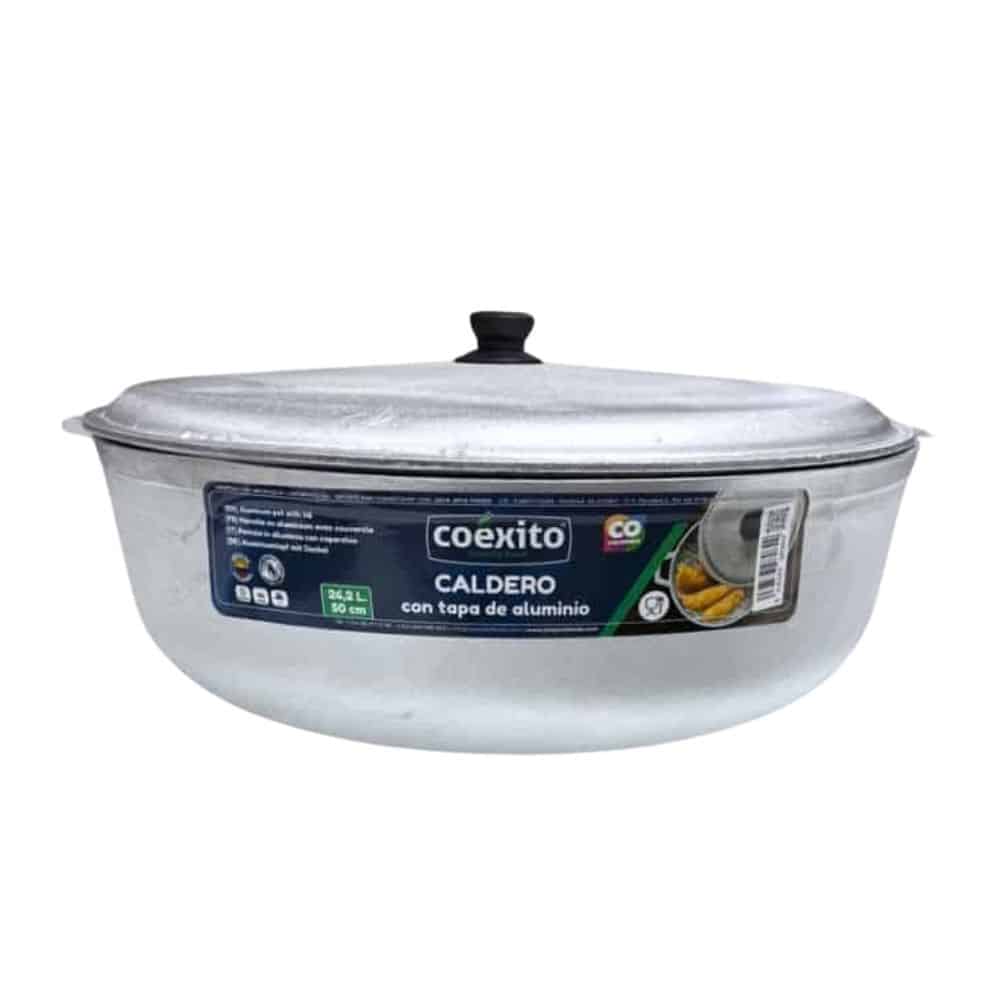 Caldero de Aluminio Coéxito 50cm _ 26,2lt