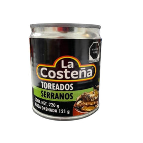 Serranos Toreados 220gr La Costeña